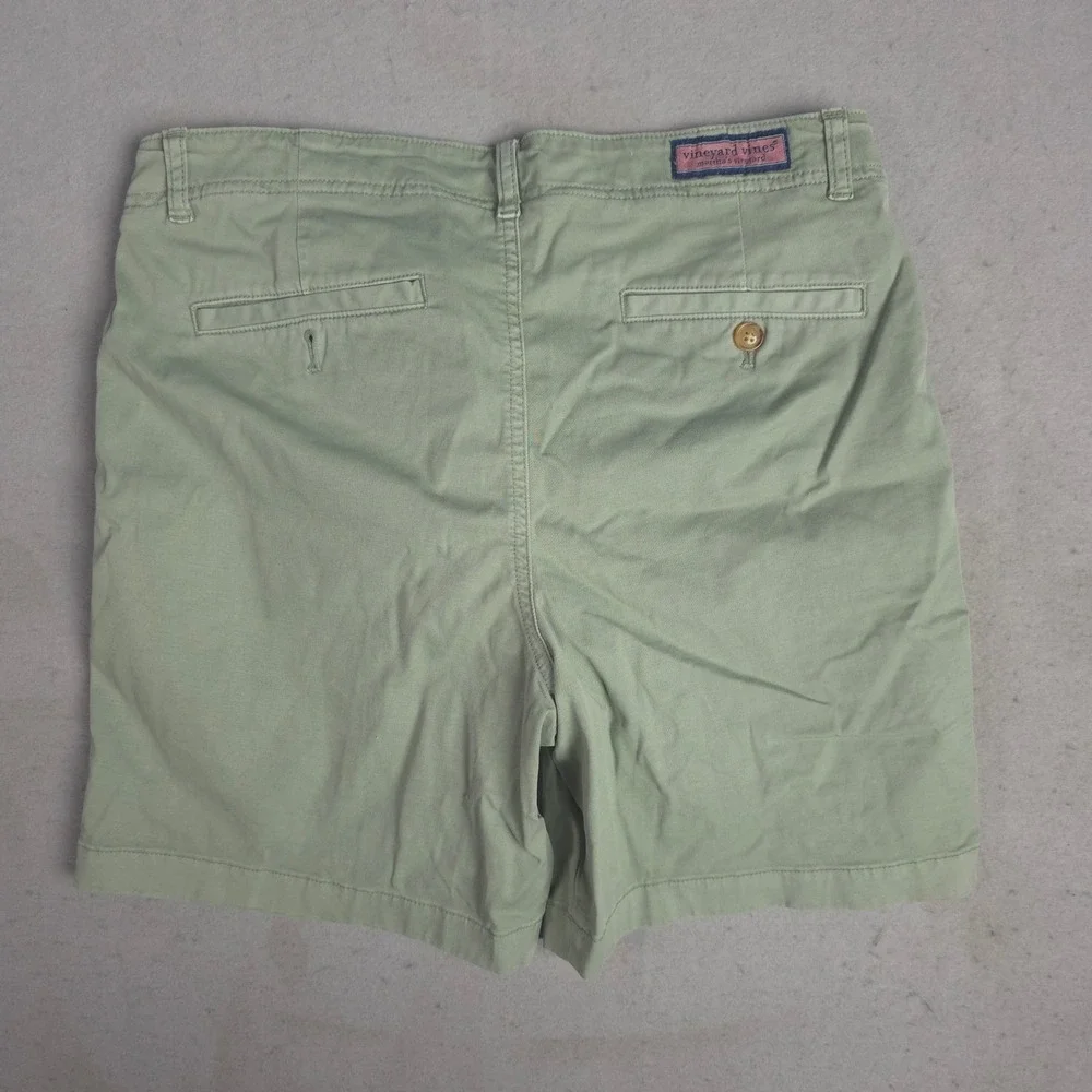 Vineyard Vines Men's Shorts Light‎ Green Chino Flat Front Size 30